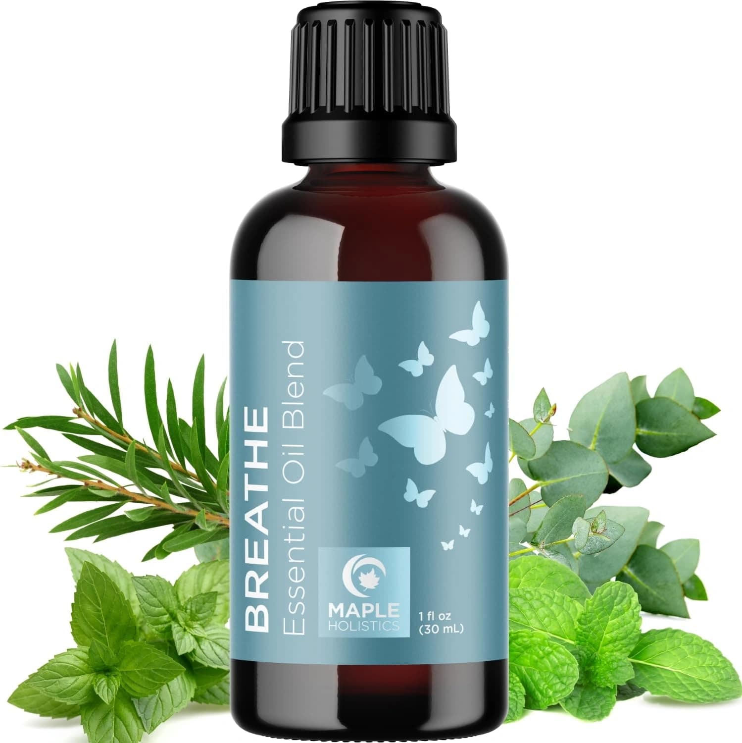 Eucalyptus essential oil bottles for sauna aromatherapy and respiratory benefits